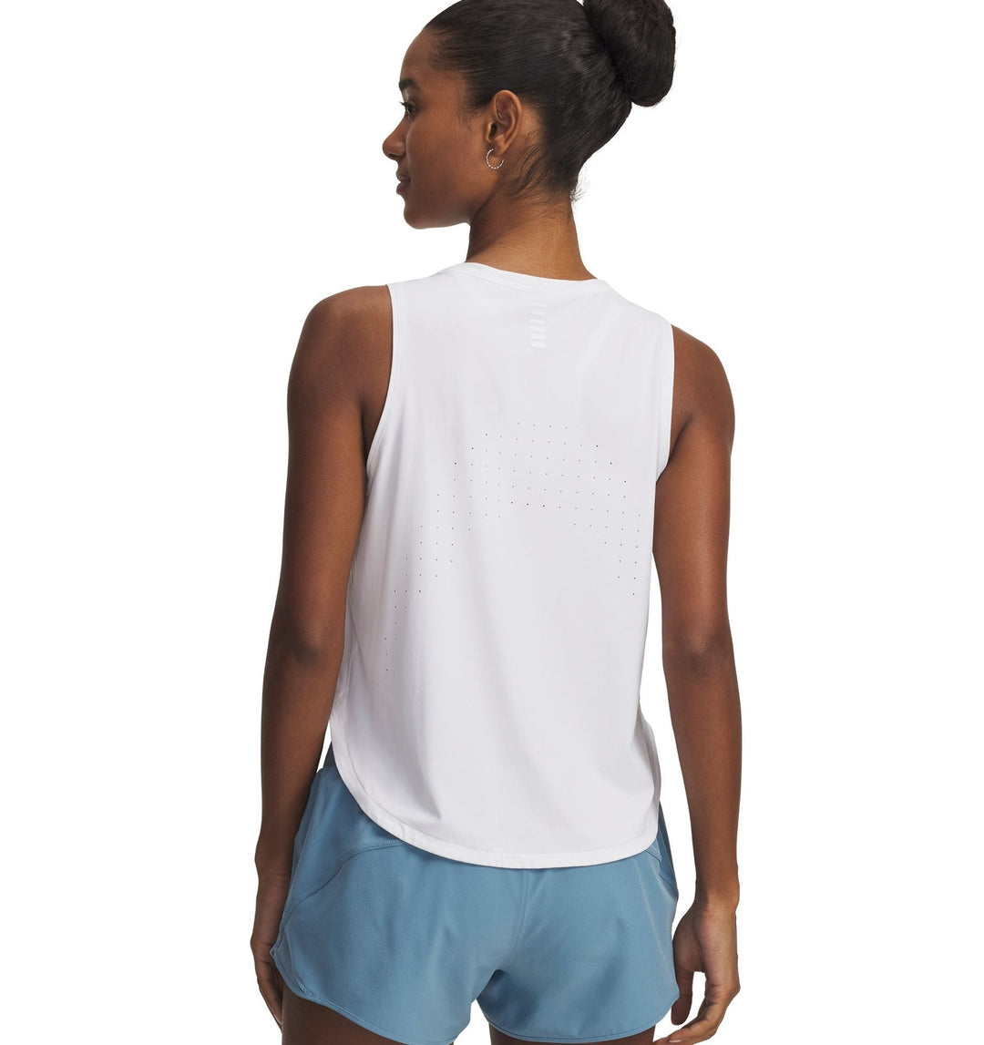 Under Armour Ua Launch Elite Tank - white