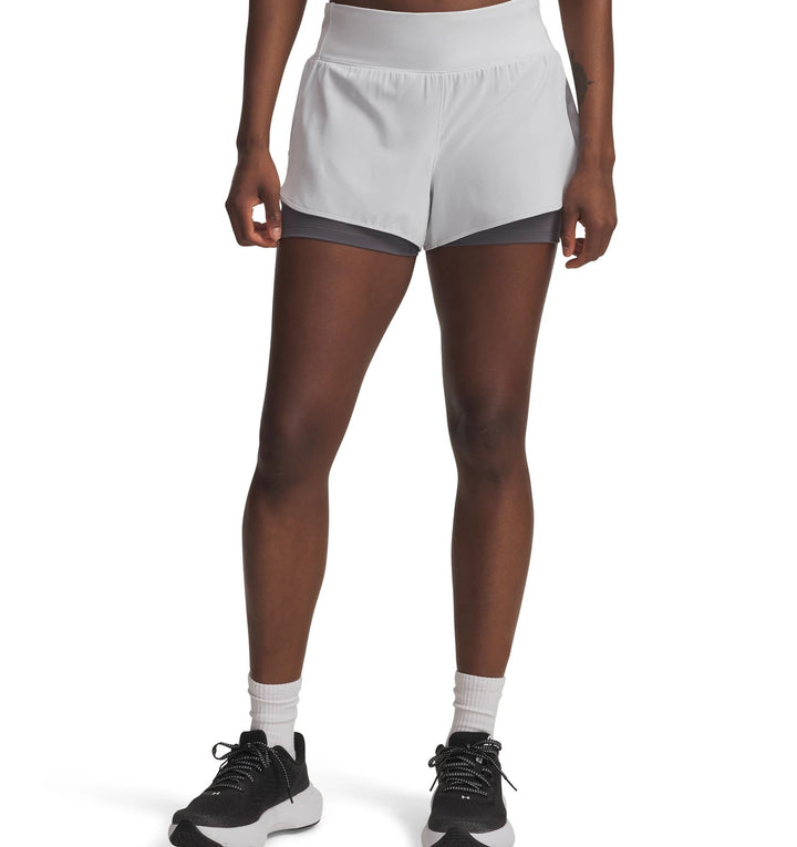 Under Armour Ua Launch Pro 3" 2In1 Shorts - halo gray