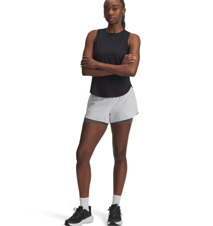 Under Armour Ua Launch Pro 3" 2In1 Shorts - halo gray