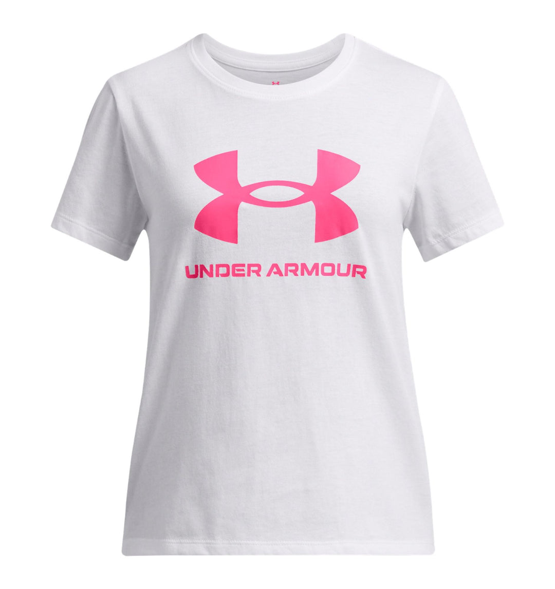 Under Armour Ua Big Logo Ss - white