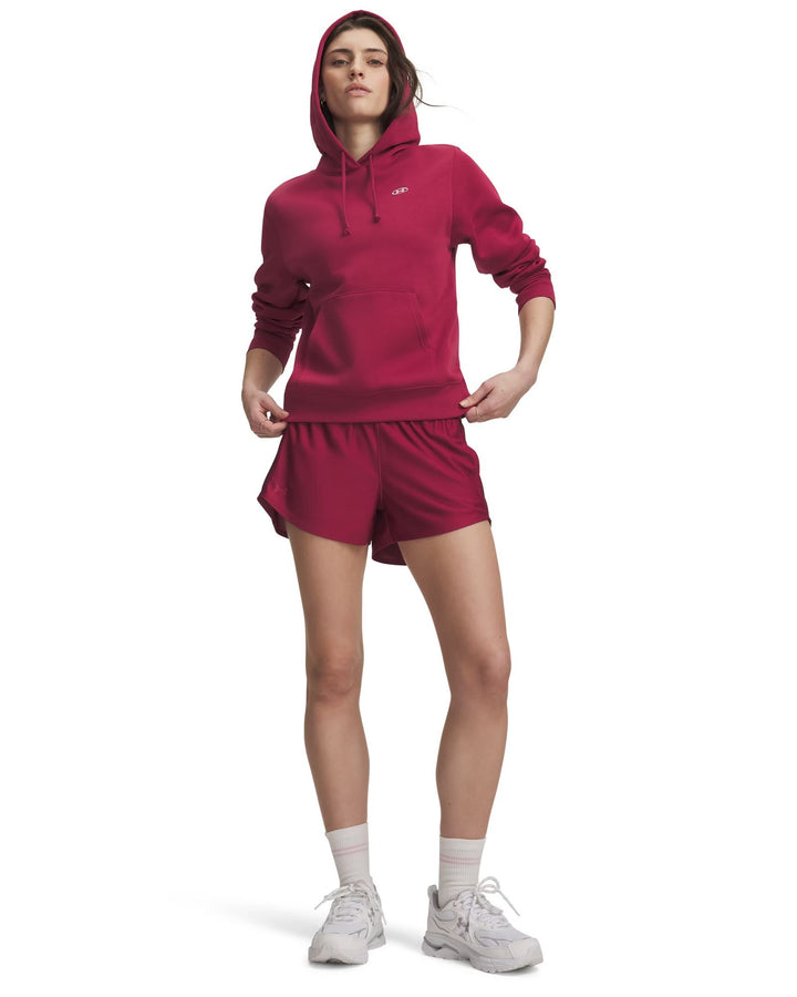 Under Armour Tech Play Up Shorts - claret