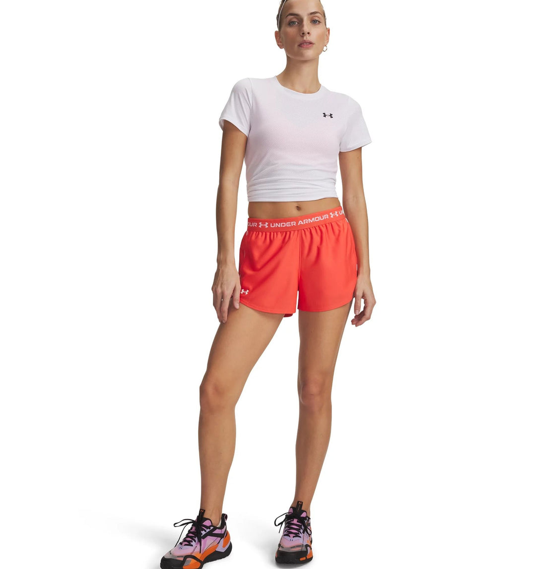 Under Armour Tech Play Up Shorts - venom red