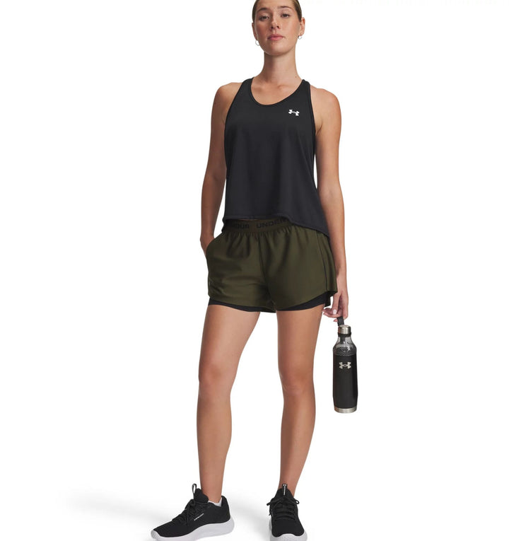 Under Armour Tech Play Up 2In1 Shorts - expedition green
