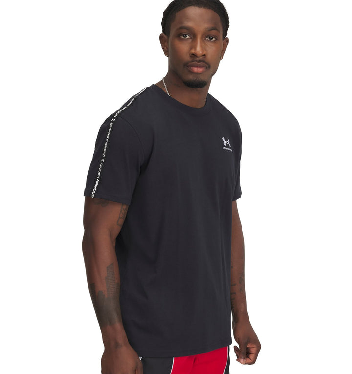 Under Armour Ua Icon Hwt Tee Taping - black