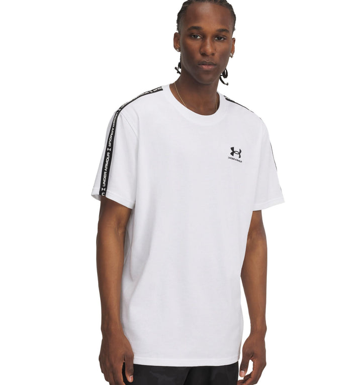 Under Armour Ua Icon Hwt Tee Taping - white
