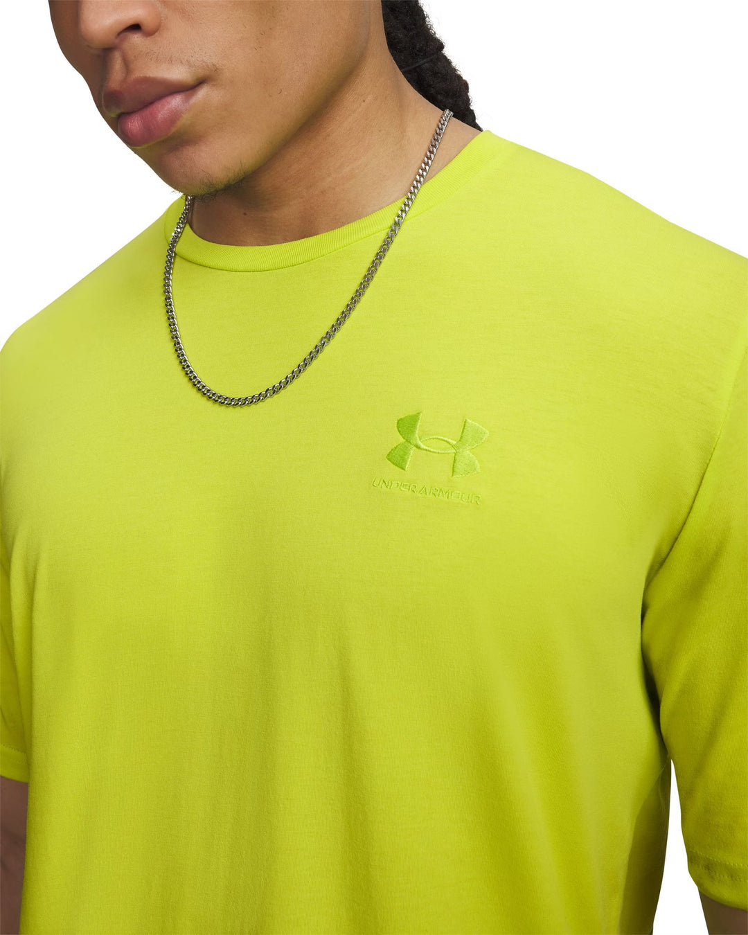 Under Armour Ua M Icon Tee Ss - green citrine