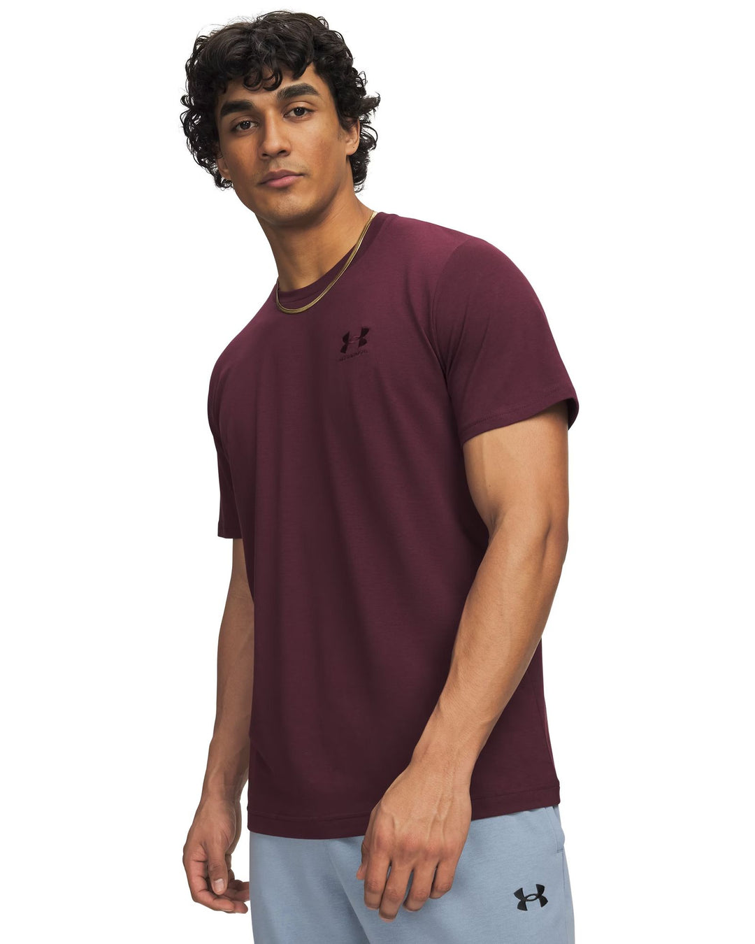 Under Armour Ua M Icon Tee Ss - dark maroon