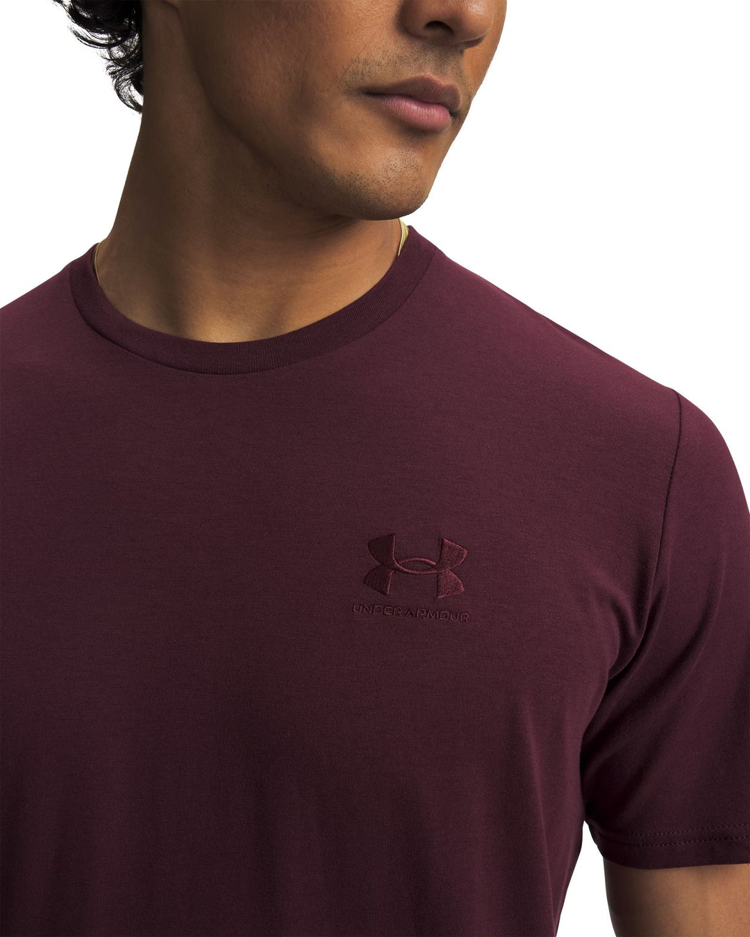 Under Armour Ua M Icon Tee Ss - dark maroon