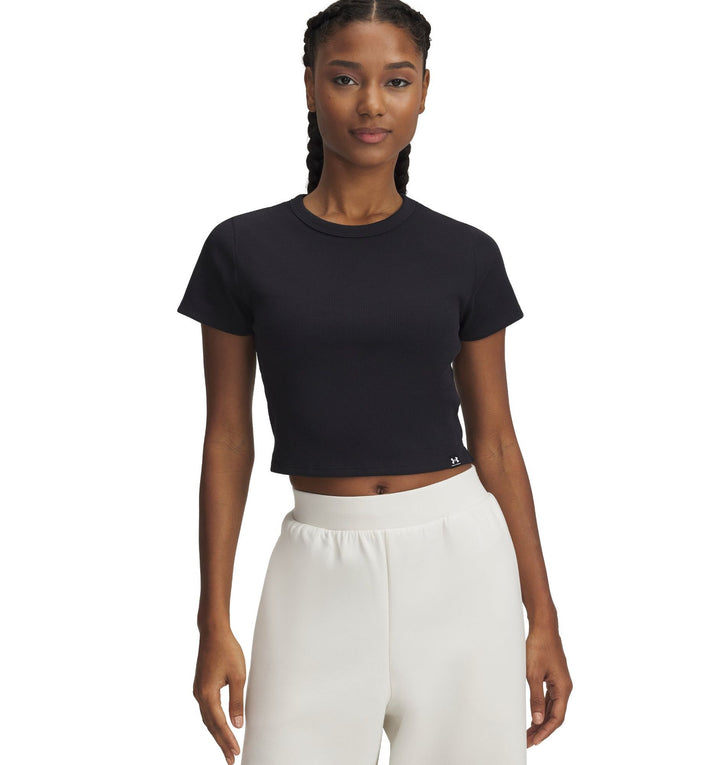 Under Armour Ua Rival Rib Baby Tee - black