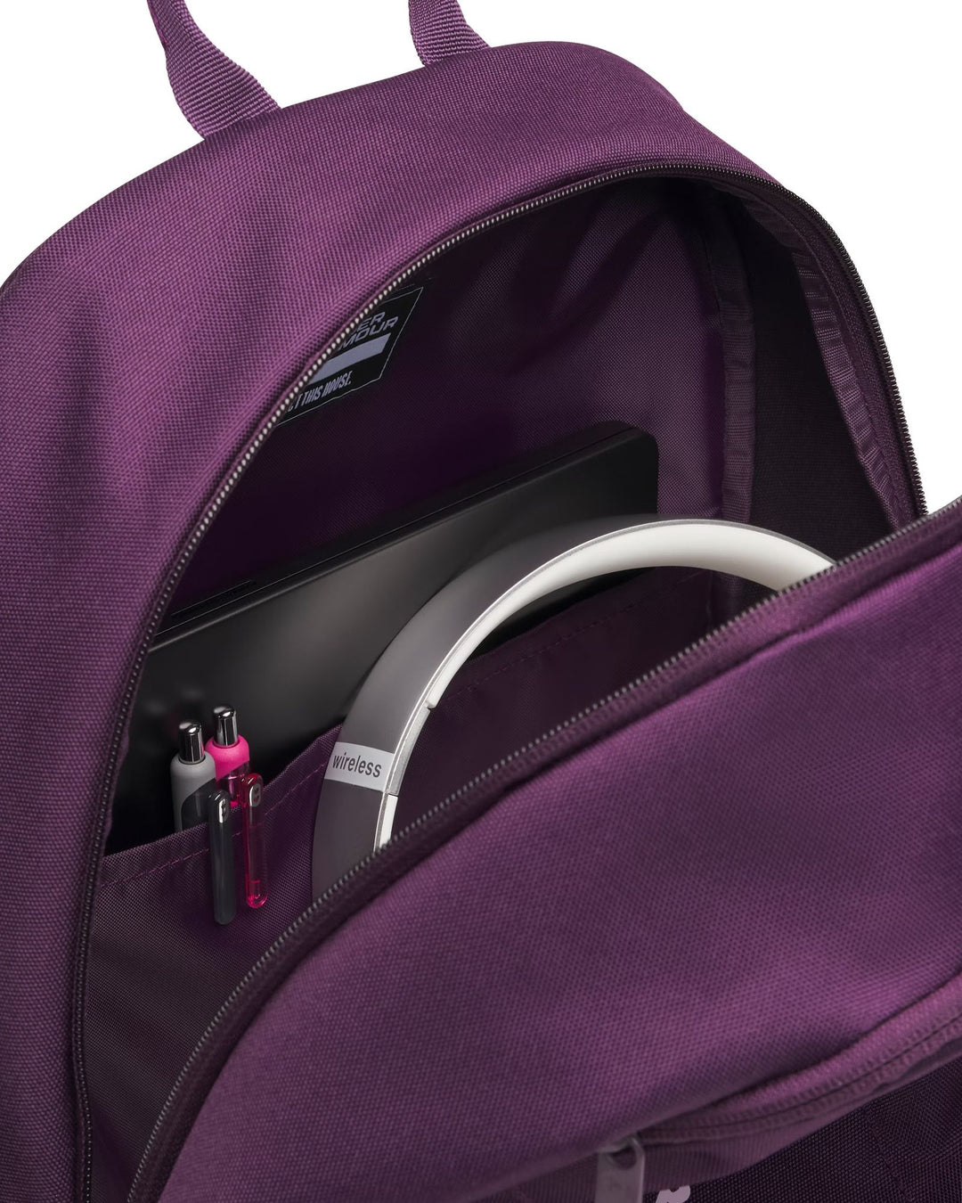 Under Armour Ua Hustle Lite Backpack - purple echo