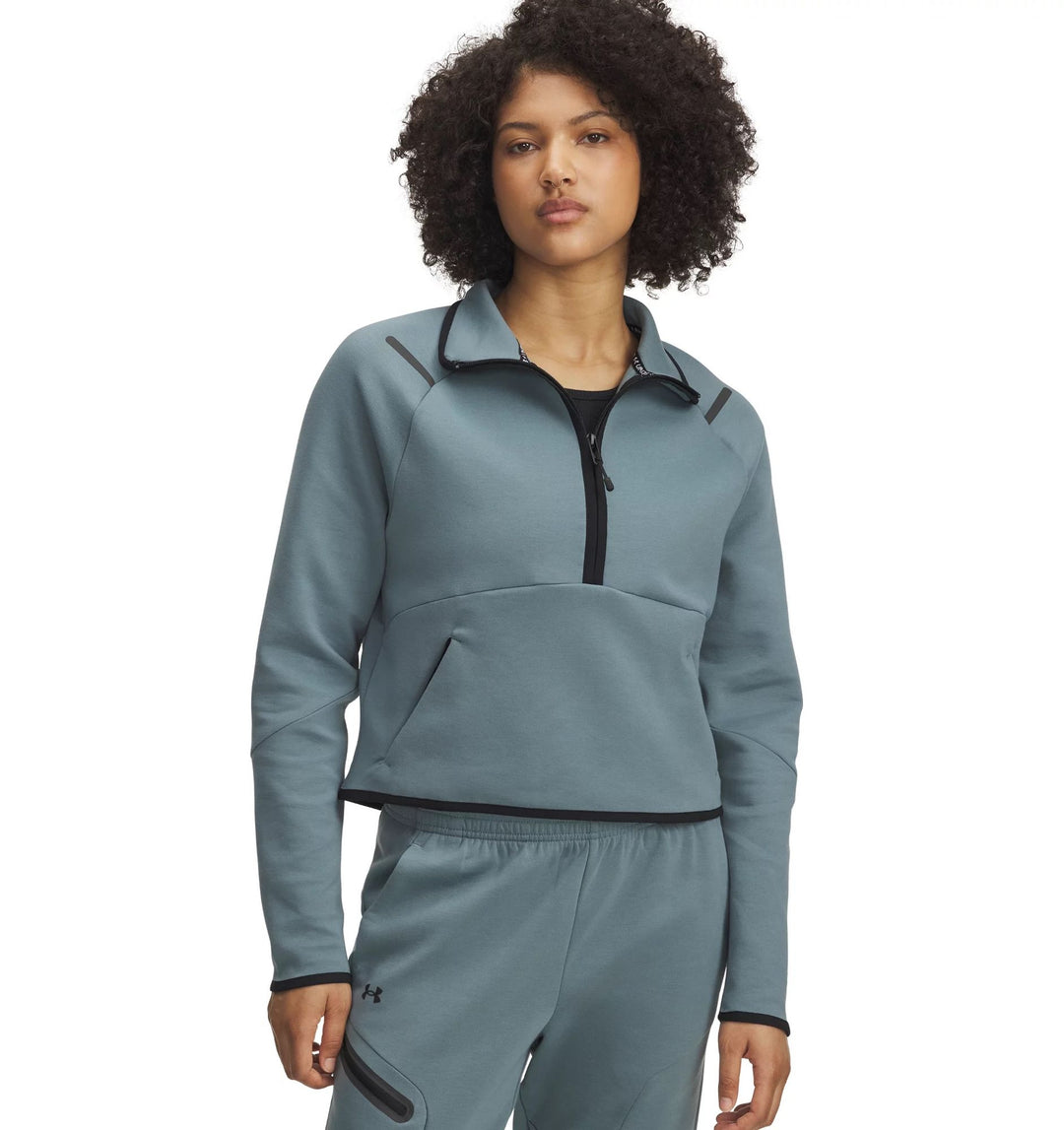 Under Armour Unstoppable Flc Hz - jasper blue