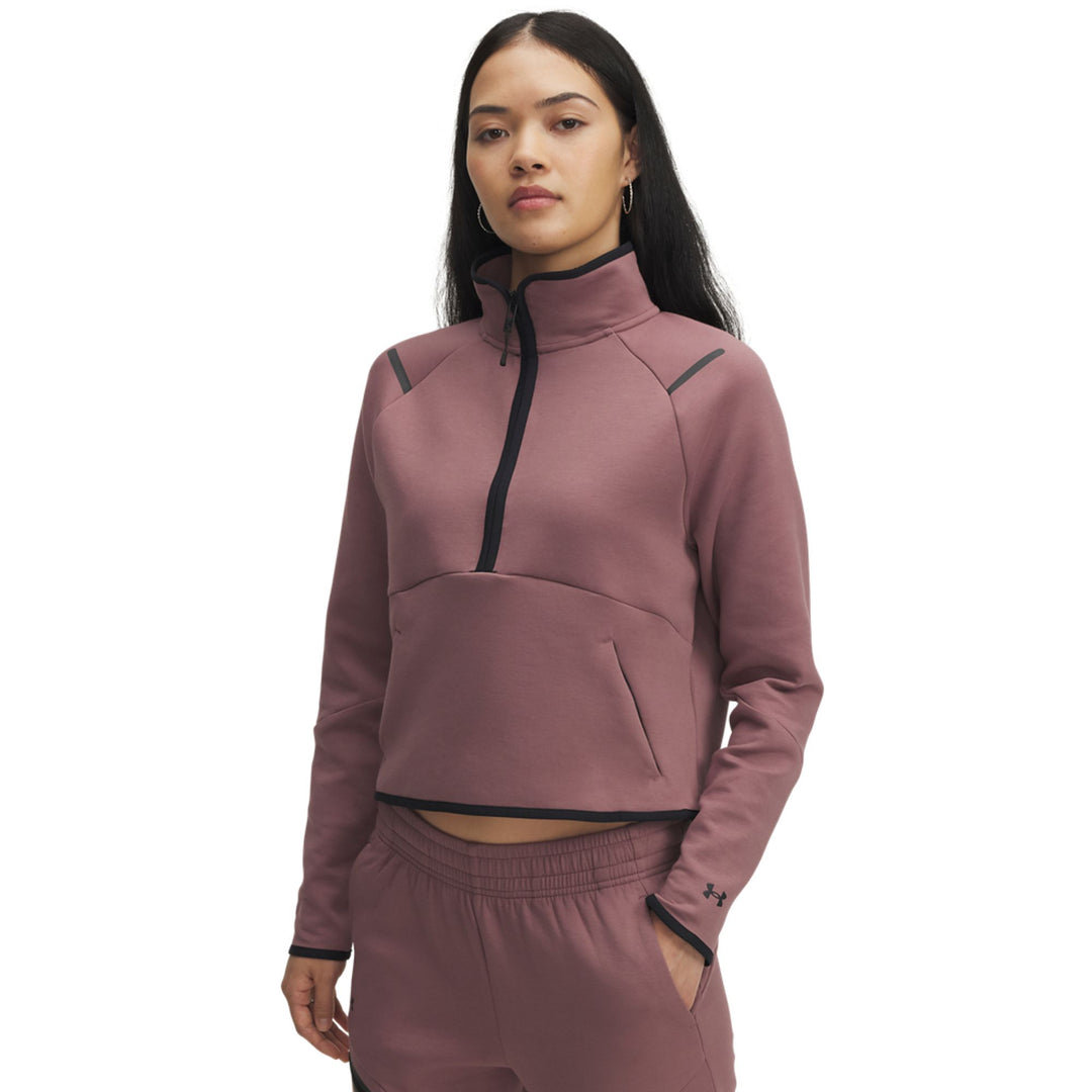 Under Armour Unstoppable Flc Hz - maroon mist