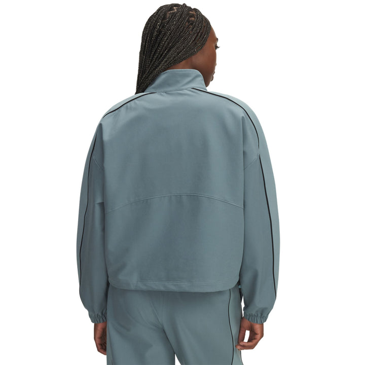 Under Armour Ua Rival Swoven Jacket - jasper blue