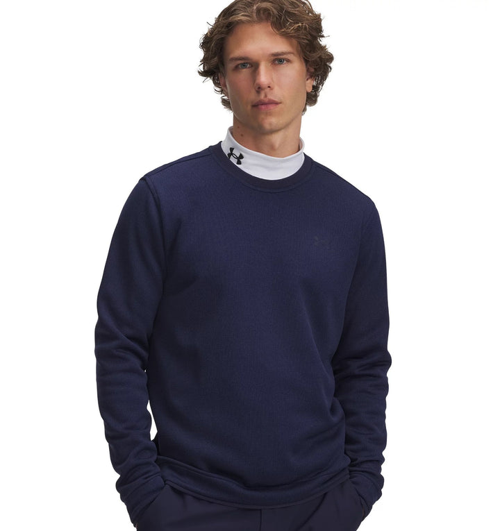 Under Armour Ua M Sweater Fleece Crew - midnight navy