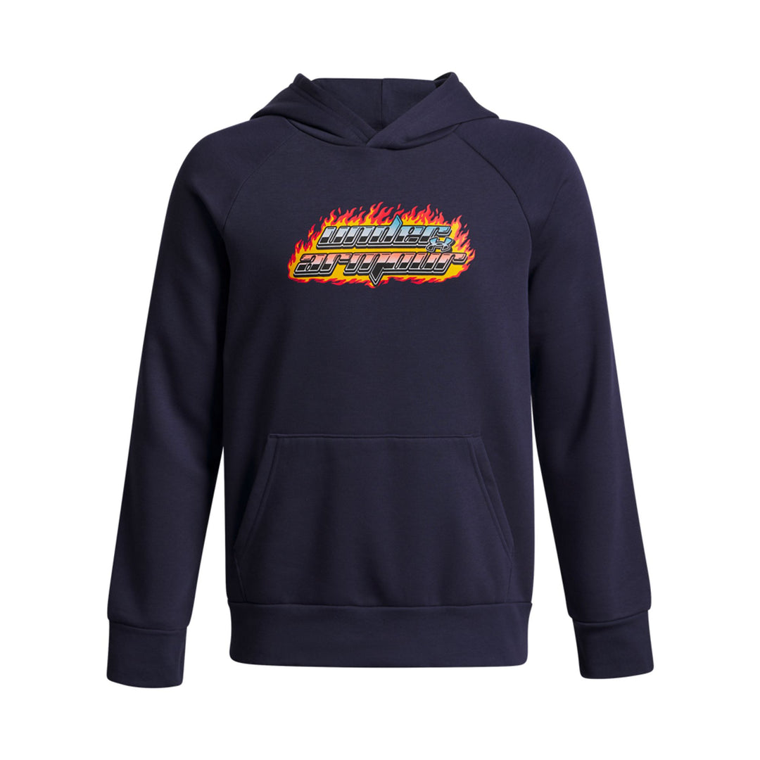 Under Armour Ua Rival Flc Flamin Wdmrk Hd - washed navy