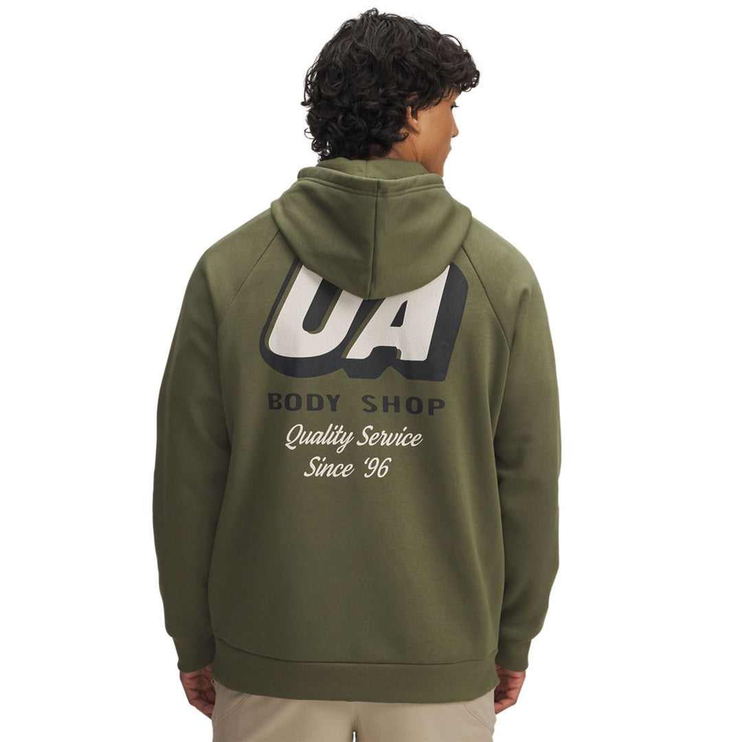 Under Armour Ua Rival Fleece Hbr Logo Hd - marine od green