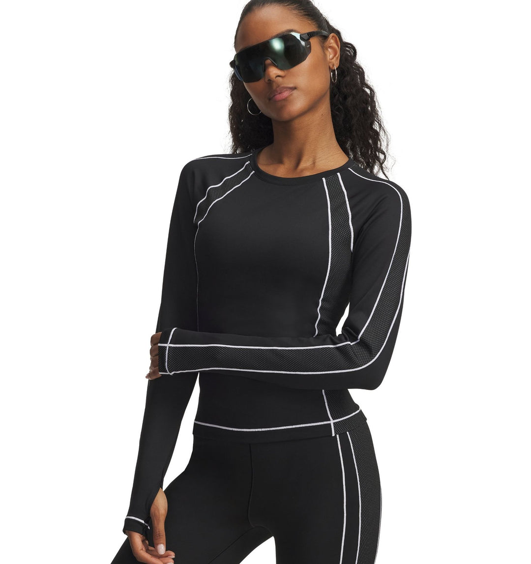 Under Armour Ua Coldgear Textured Crew - black
