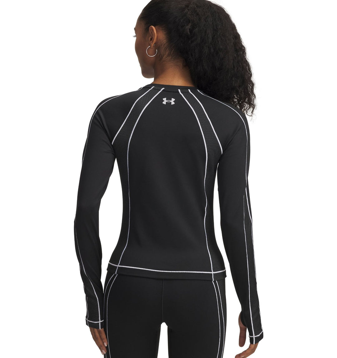 Under Armour Ua Coldgear Textured Crew - black