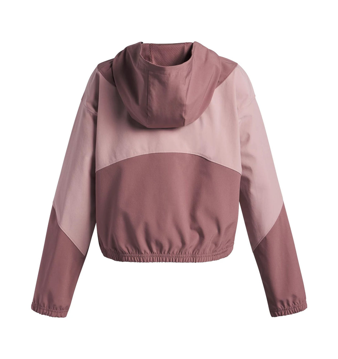 Under Armour Ua Rival Woven Hd Jacket - maroon mist