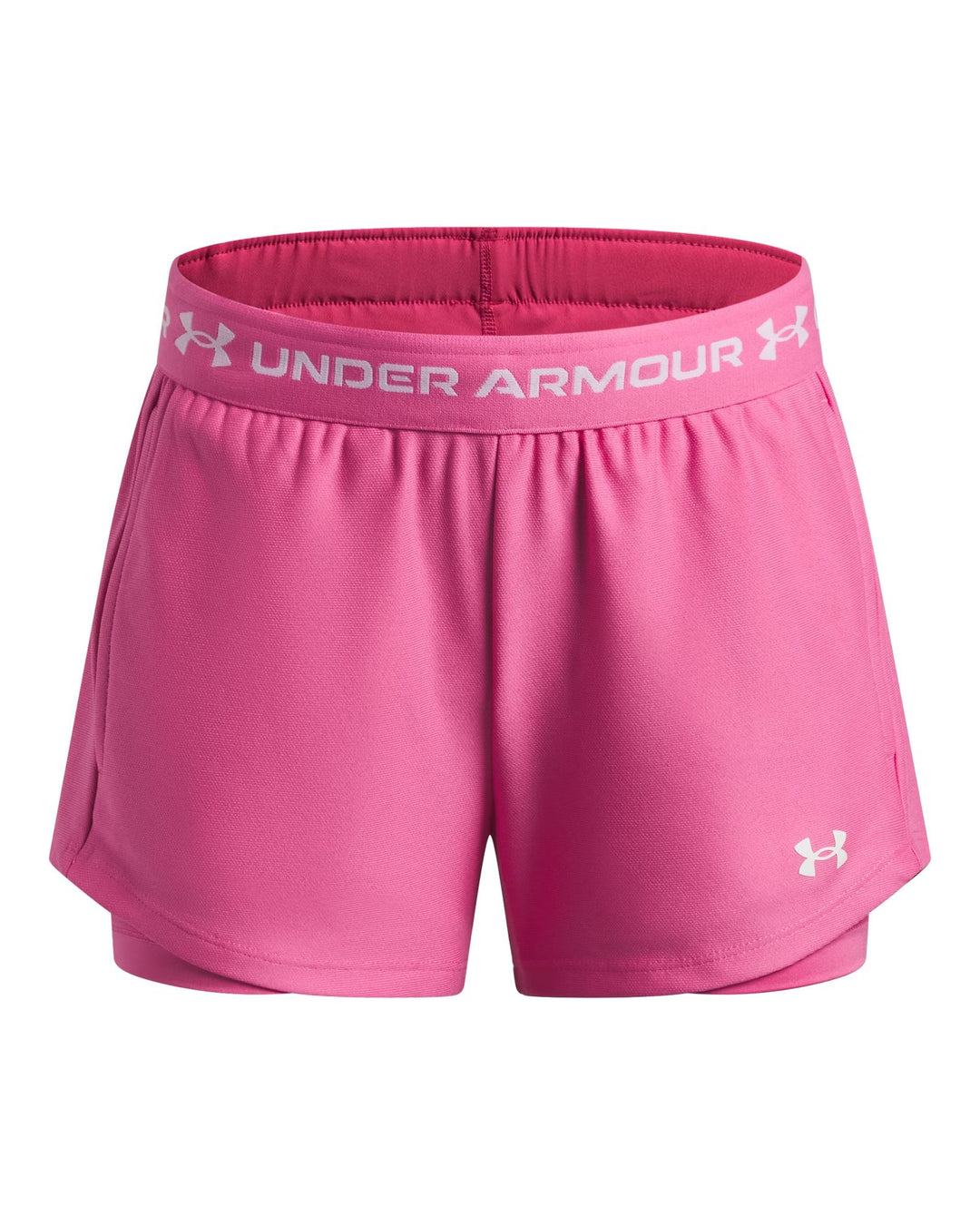 Under Armour Ua Tech Play Up 2N1 Short - pink frenzy