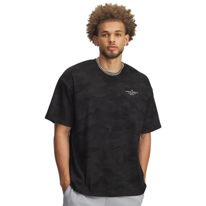 Under Armour Ua Hwt Athletic Dept Aop Ss - black