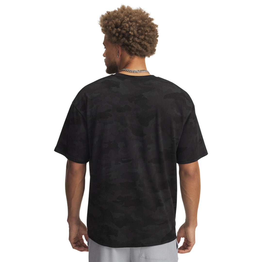 Under Armour Ua Hwt Athletic Dept Aop Ss - black
