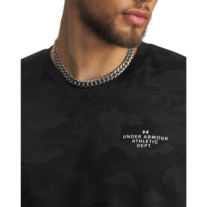 Under Armour Ua Hwt Athletic Dept Aop Ss - black