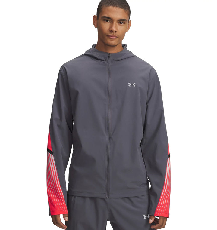 Under Armour Ua Velociti Storm Hooded Jacke - castlerock
