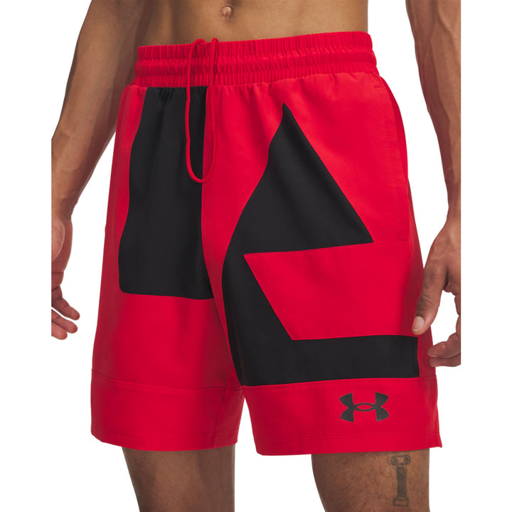 Under Armour "Ua M Zone 7"" Wvn Short Grphc- - red