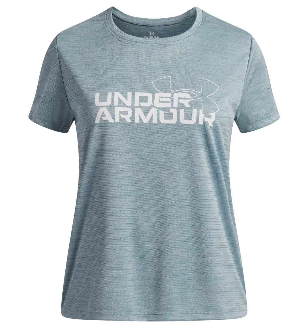 Under Armour Ua Tech Twist Wdmk Logo Ss - boundless blue