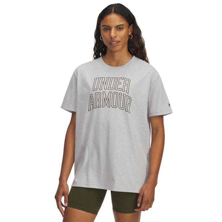 Under Armour Rival Os Campus Tee - mod gray light heather