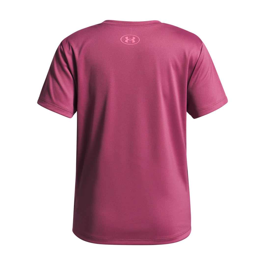 Under Armour Tech Varsity Graphic Ss - fuchsia dusk