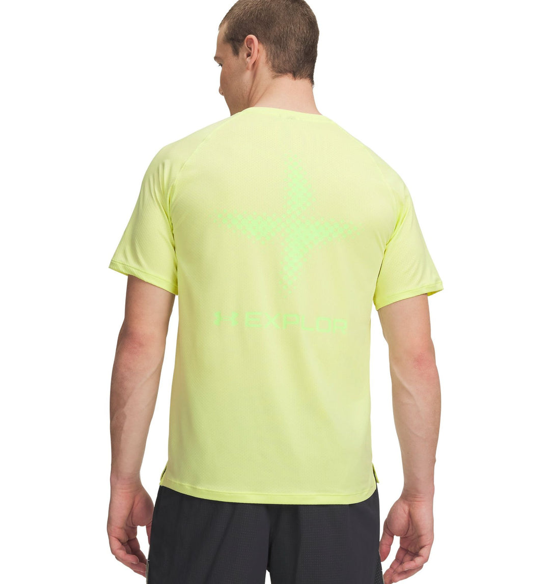 Under Armour M Explor Trail Run Grph Ss - fade green