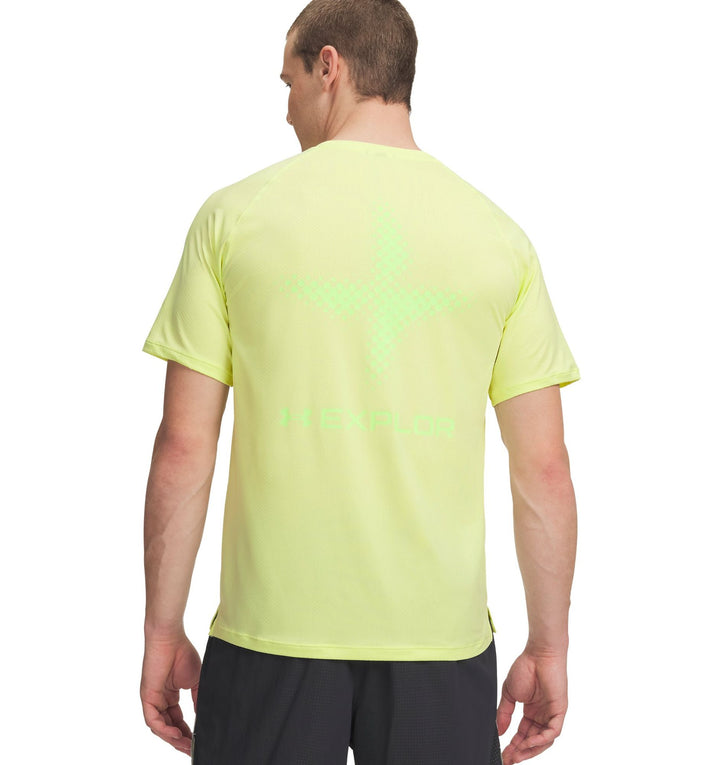 Under Armour M Explor Trail Run Grph Ss - fade green