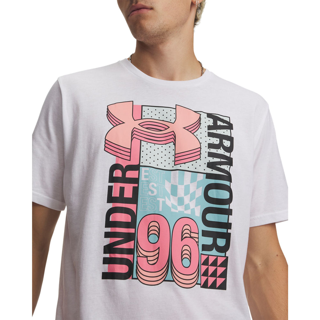 Under Armour Ua M Logo Collage Ss - white
