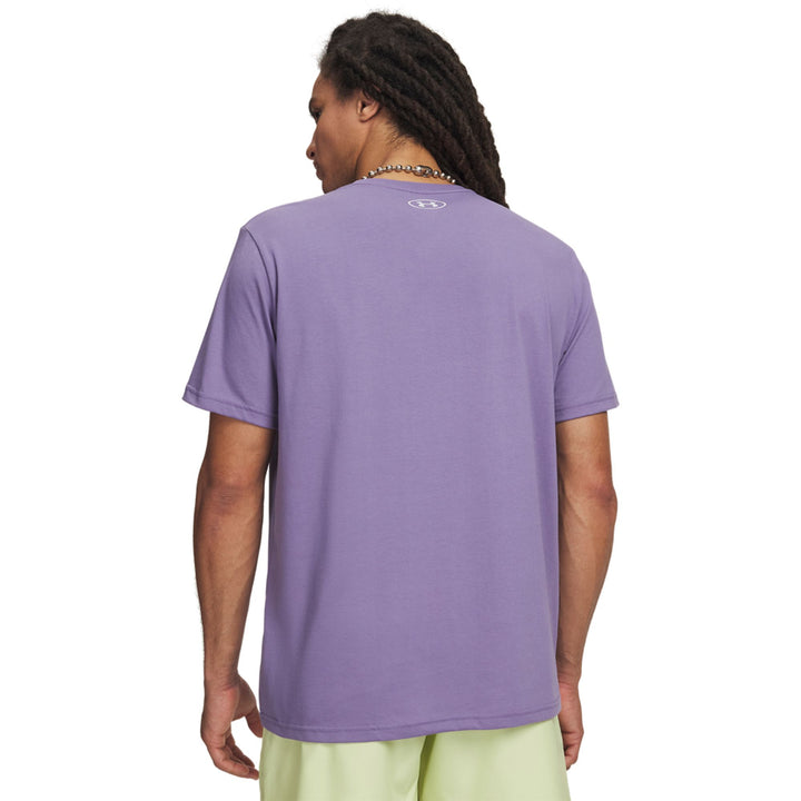 Under Armour Ua M Logo Collage Ss - purple luxe