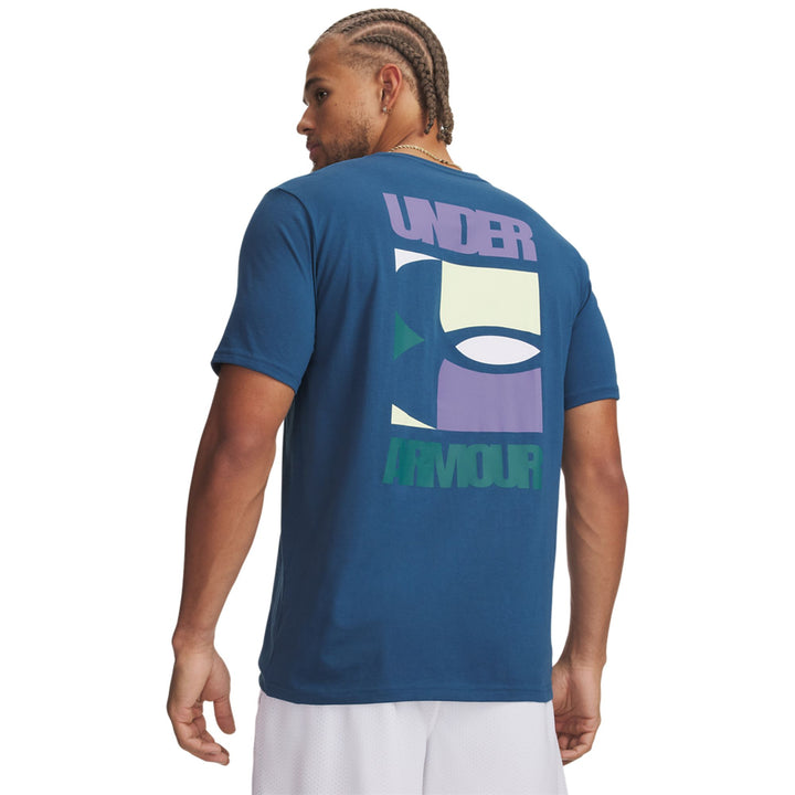Under Armour Ua M Block Logo Ss - wham blue