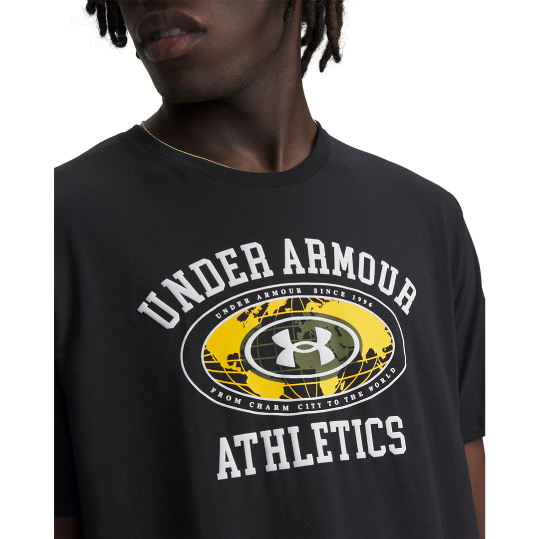Under Armour Ua M 60/40S Armor Globe Ss - black
