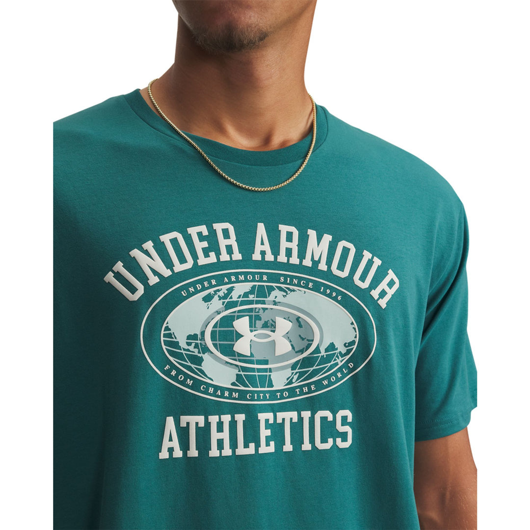 Under Armour Ua M 60/40S Armor Globe Ss - rack green