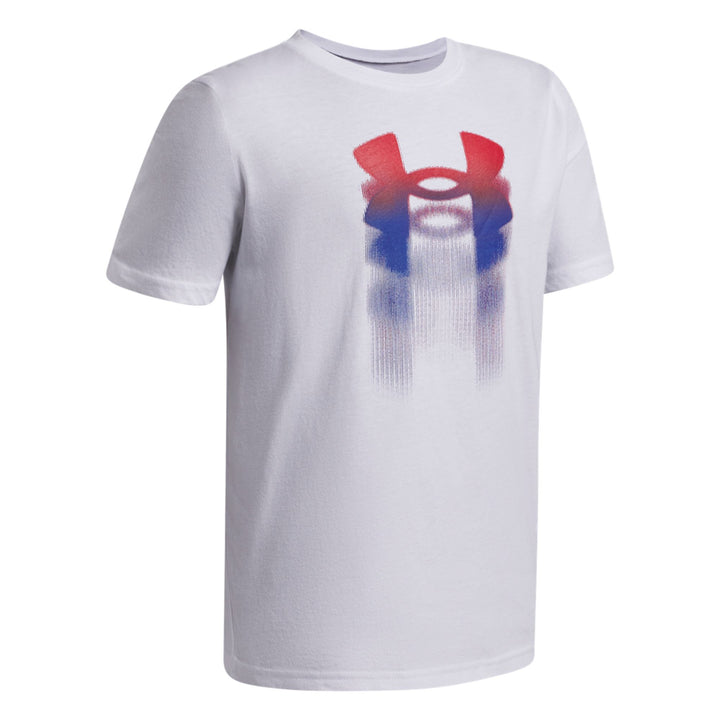 Under Armour Ua B Logo Blur Ss - white