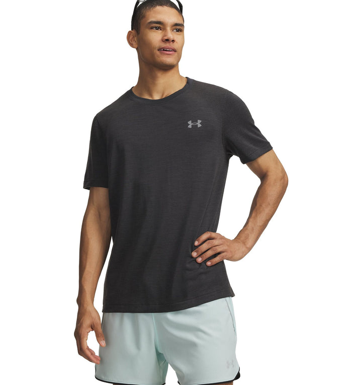 Under Armour Ua Wool Run Ss - black