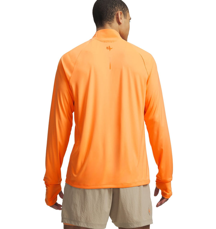 Under Armour M Explor Trail Run 1/4 Zip - orange bloc