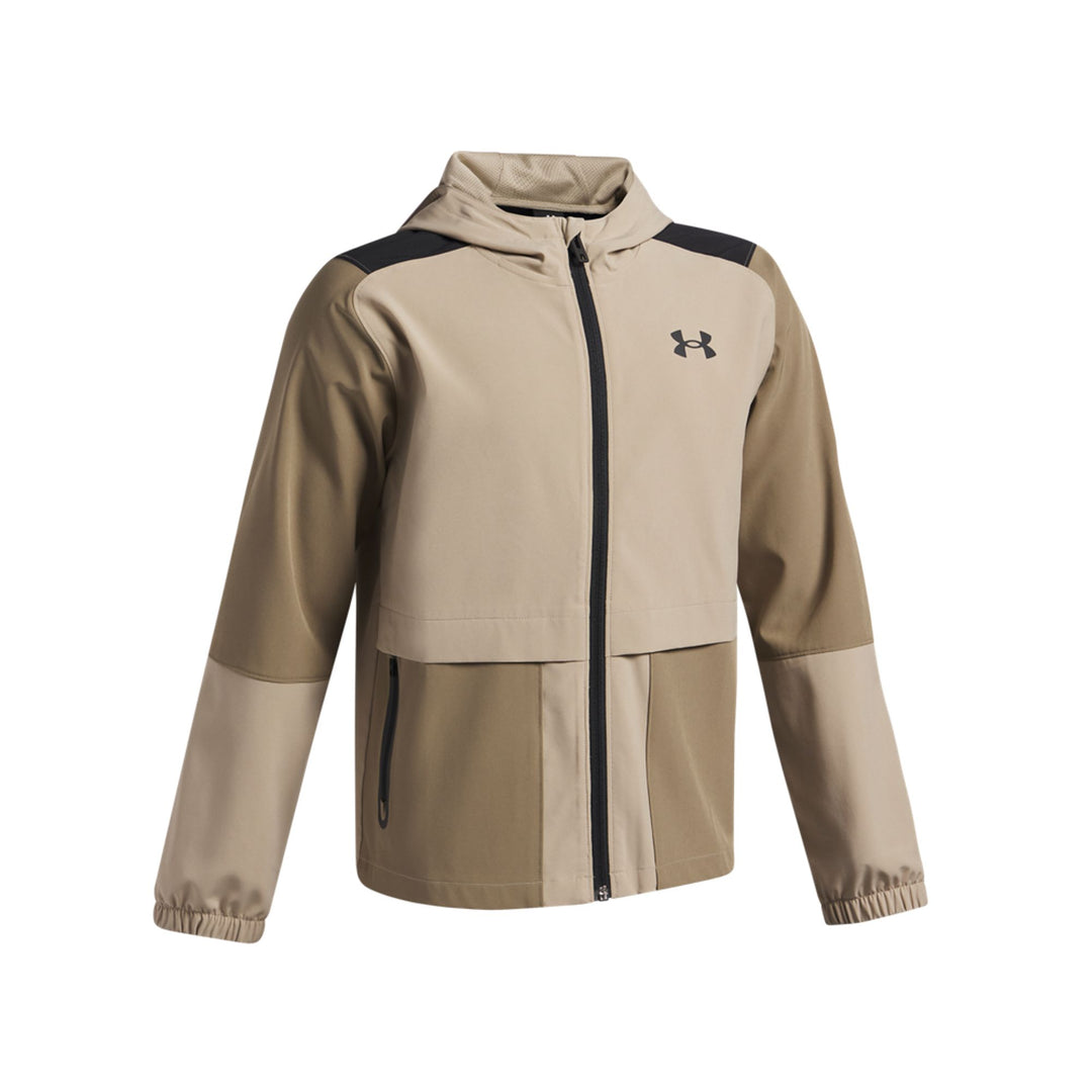 Under Armour Ua B Unstoppable Wvn Jacket - city khaki