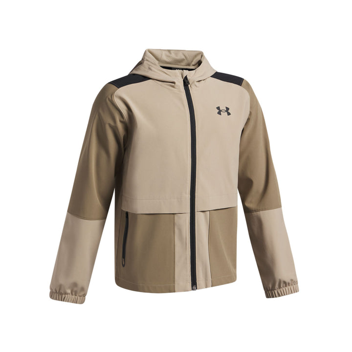 Under Armour Ua B Unstoppable Wvn Jacket - city khaki
