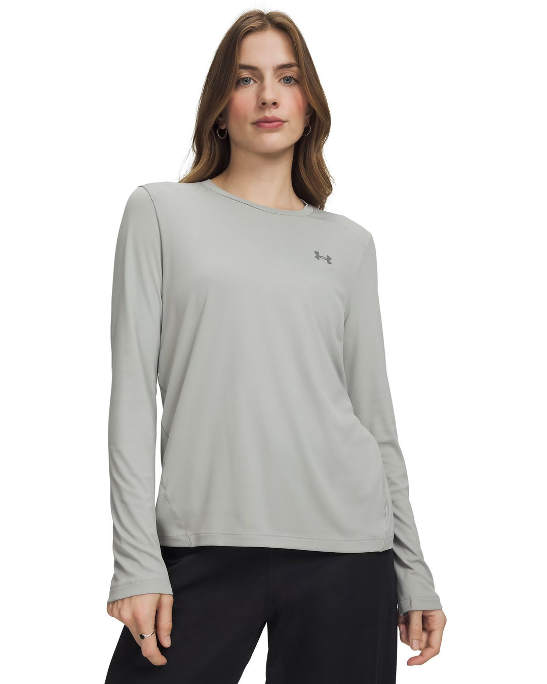 Under Armour W Explor Isochill Upf Ls - titanium