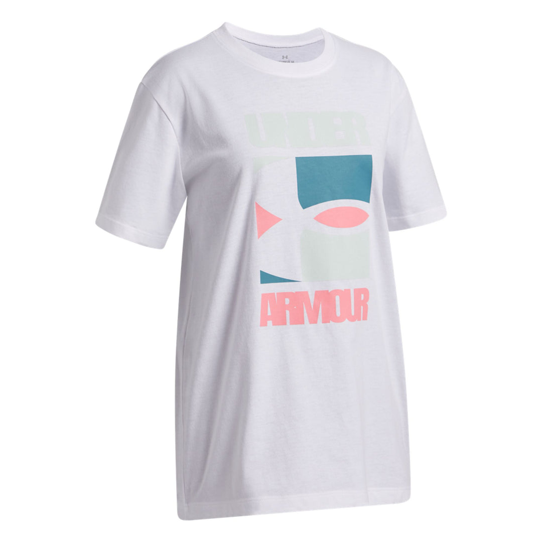 Under Armour Ua G Block Logo Os Ss - white