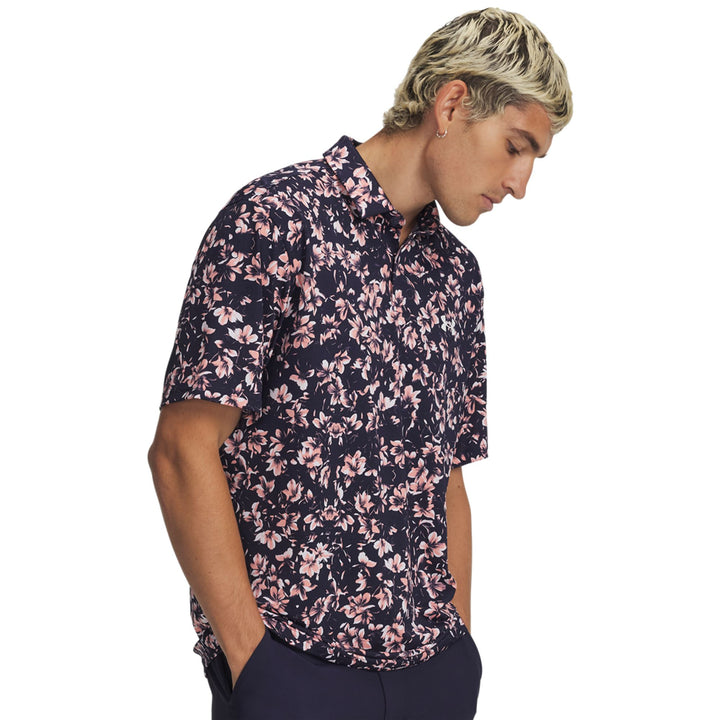 Under Armour Ua Matchplay Printed Polo - midnight navy