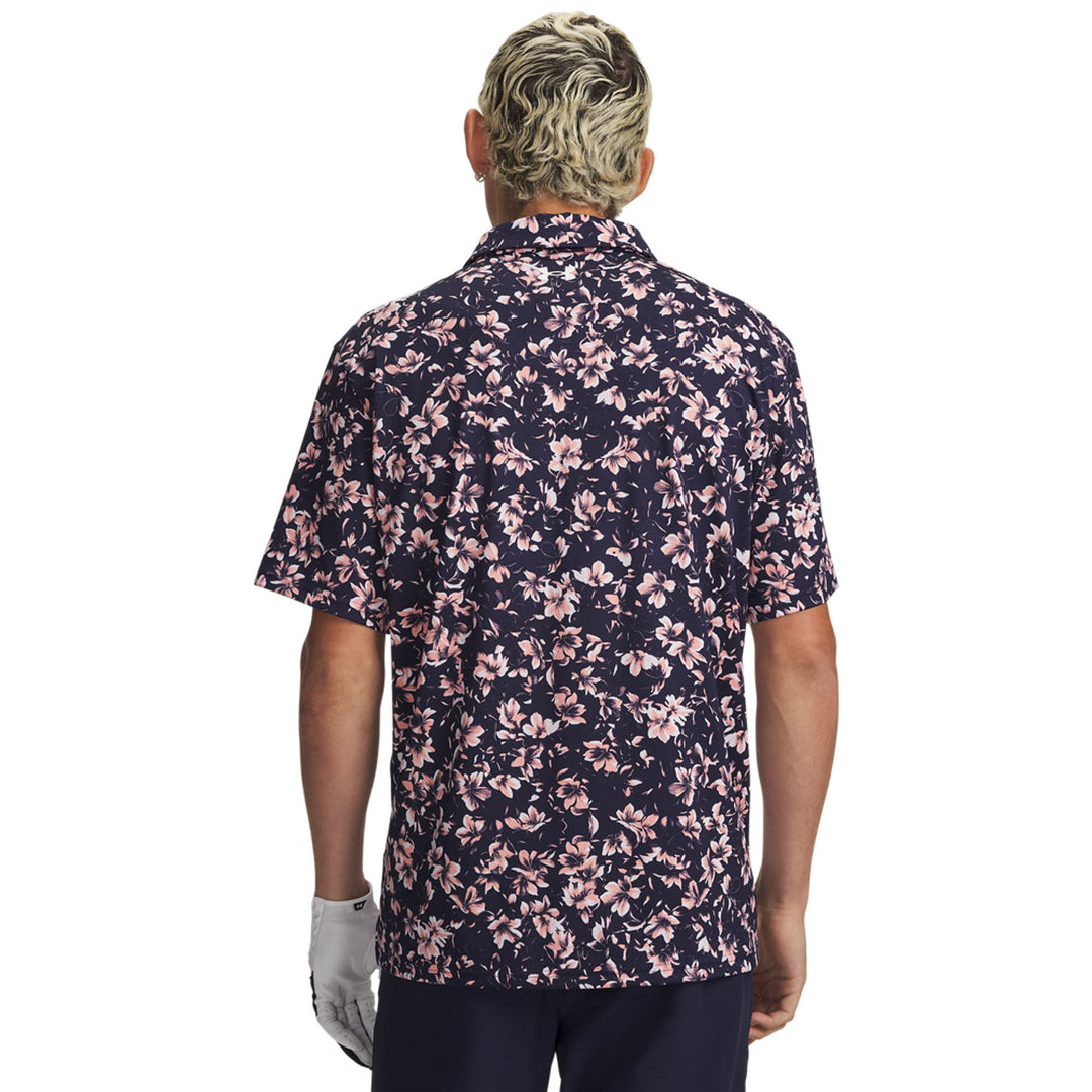 Under Armour Ua Matchplay Printed Polo - midnight navy