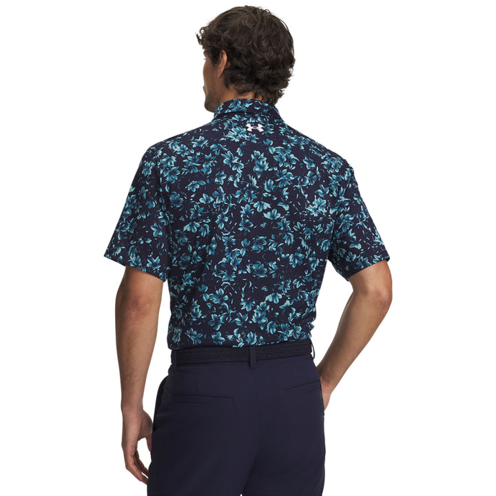 Under Armour Ua Matchplay Printed Polo - midnight navy