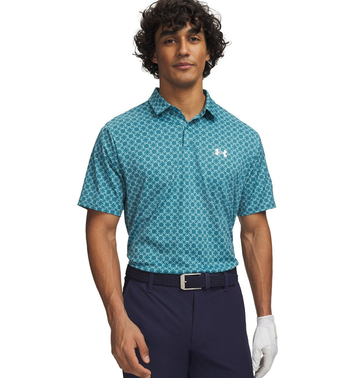 Under Armour Ua Matchplay Printed Polo - boundless blue